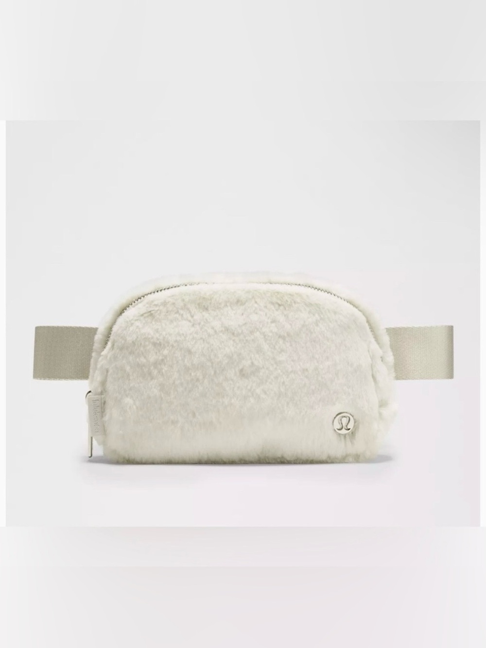 NWT Lululemon Everywhere Belt Bag *Plush Fleece Bone/Silver
